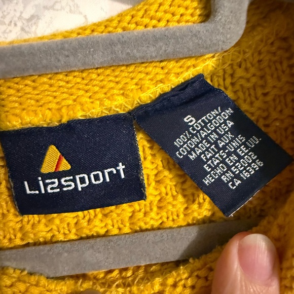 Lizsport Cozy Mustard Crew Neck Sweater, Project, Sz Small - Picture 2 of 6